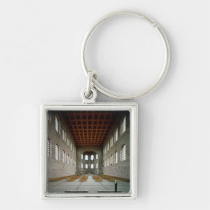 Interior of the basilica, early 4th century AD Keychain