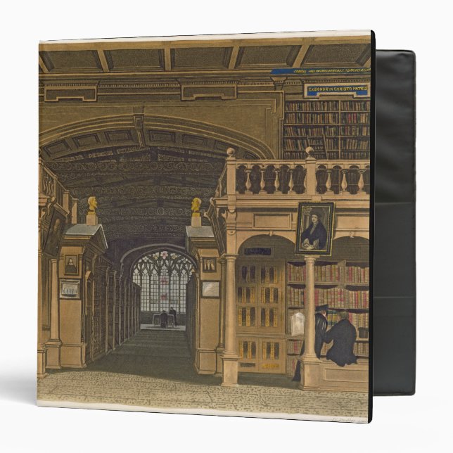 Interior of the Bodleian Library, illustration fro Binder (Front/Inside)