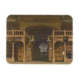 Interior of the Bodleian Library, illustration fro Magnet
