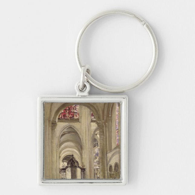 Interior of the Cathedral of St. Etienne, Sens Keychain (Front)