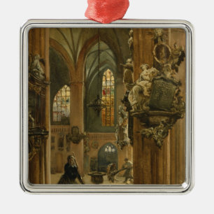 Interior of the Church of St. Nicholas, Berlin Metal Ornament