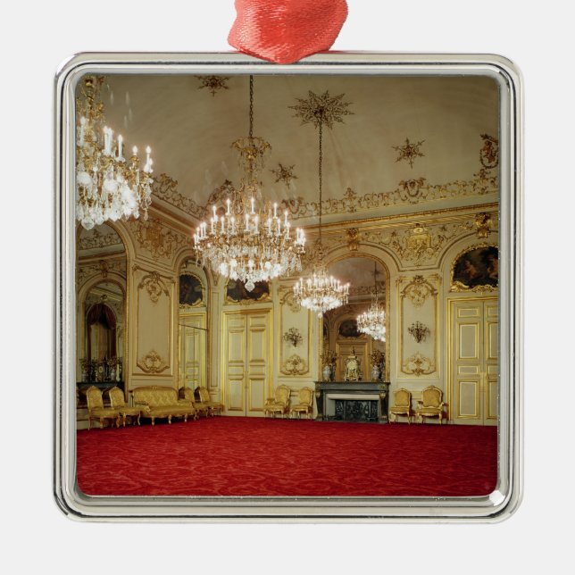 Interior of the Grand Salon Metal Ornament (Front)