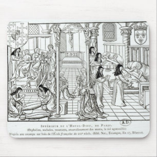 Interior of the Hotel Dieu hospital Mouse Pad
