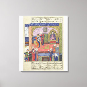 Interior of the King of Persia's Palace Canvas Print