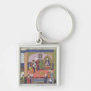 Interior of the King of Persia's Palace Keychain