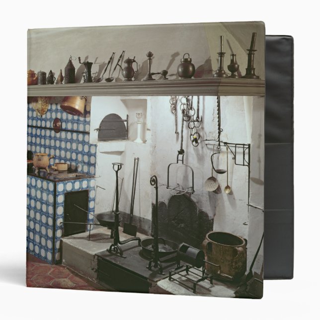 Interior of the kitchen of the Hotel de Cabris Binder (Front/Inside)