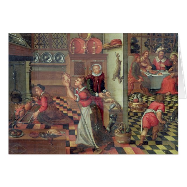 Interior of the Kitchen, the Supper at Emmaus (Front Horizontal)