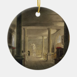 Interior of the Law School, Cambridge, from 'The H Ceramic Ornament