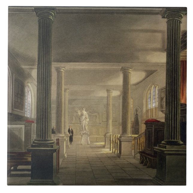 Interior of the Law School, Cambridge, from 'The H Tile (Front)