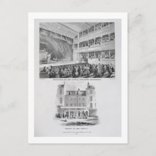 Interior of the Little Theatre, Haymarket in Londo Postcard