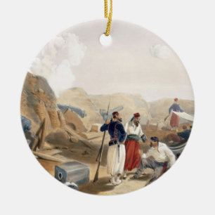 Interior of the Mamelon Vert, plate from 'The Seat Ceramic Ornament