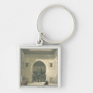 Interior of the Mosque of Sultan Hasan, Cairo, fro Keychain