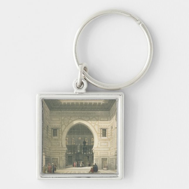 Interior of the Mosque of Sultan Hasan, Cairo, fro Keychain (Front)