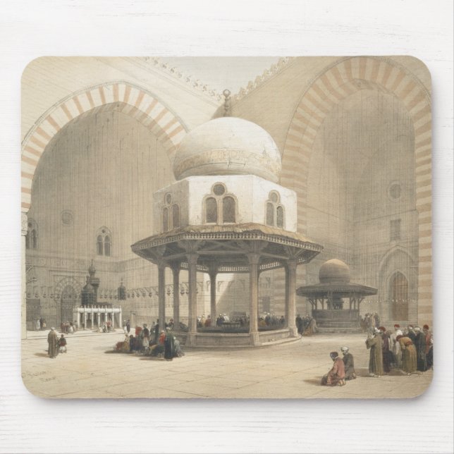 Interior of the Mosque of the Sultan El Ghoree, Ca Mouse Pad (Front)