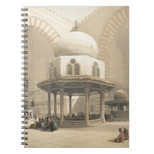 Interior of the Mosque of the Sultan El Ghoree, Ca Notebook