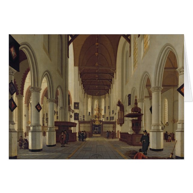 Interior of the Oude Kerk, Delft, c.1660-70 (Front Horizontal)