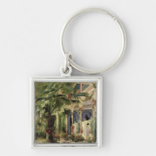 Interior of the Palm House at Potsdam, 1833 Keychain