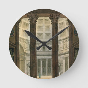 Interior of the Pantheon, Rome, from 'Le Costume A Round Clock