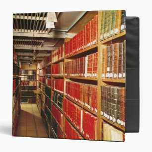 Interior of the printed material store binder
