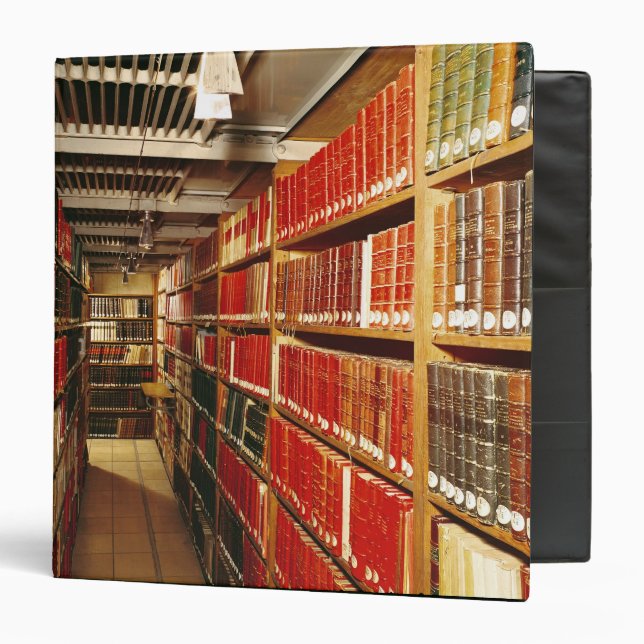 Interior of the printed material store binder (Front/Inside)