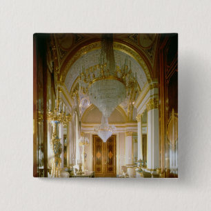 Interior of the Private Apartments 2 Inch Square Button
