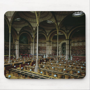 Interior of the 'Salle des Imprimes', 1868 Mouse Pad
