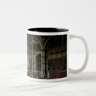 Interior of the 'Salle des Imprimes', 1868 Two-Tone Coffee Mug