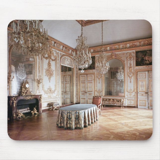 Interior of the Salle du Conseil  1701-55 Mouse Pad (Front)