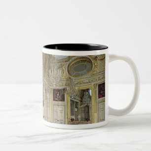 Interior of the Salon de l'Oeil de Boeuf Two-Tone Coffee Mug