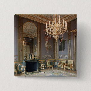 Interior of the Salon de Musique 2 Inch Square Button
