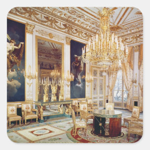 Interior of the Salon des Quatre Saisons Square Sticker