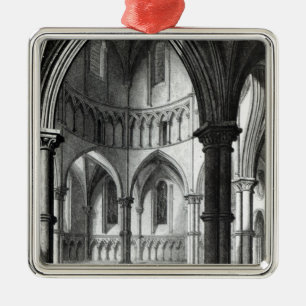 Interior of the Temple Church Metal Ornament