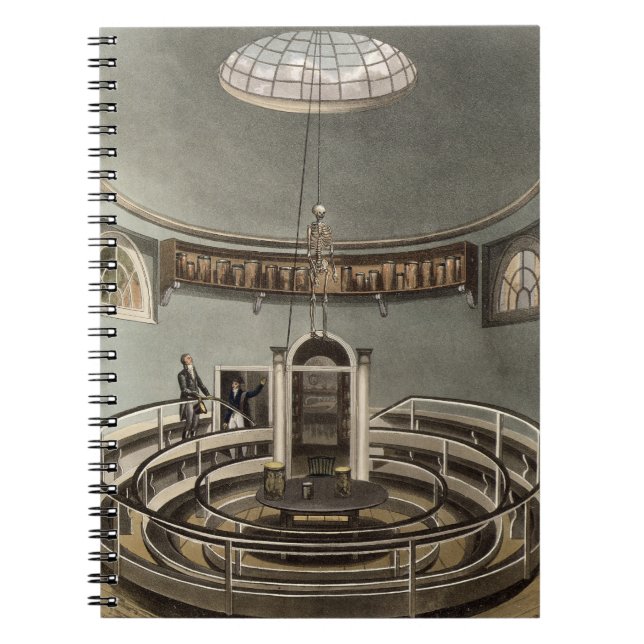 Interior of the Theatre of Anatomy, Cambridge, fro Notebook (Front)