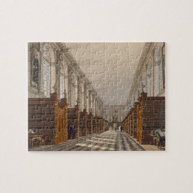 Interior of Trinity College Library, Cambridge, fr Jigsaw Puzzle (Horizontal)