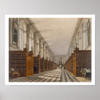 Interior of Trinity College Library, Cambridge, fr
