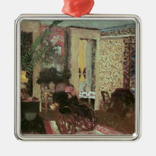 Interior or, The Salon with Three Lamps, 1899 Metal Ornament