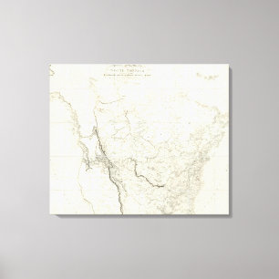 Interior Parts of North America Canvas Print