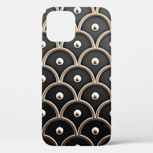 Interior pattern, architectural background. iPhone 12 case