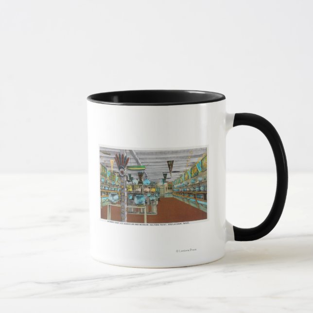 Interior View of Deep Sea Aquarium Mug (Right)