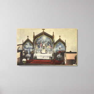 Interior View of St. Anne's Church Canvas Print