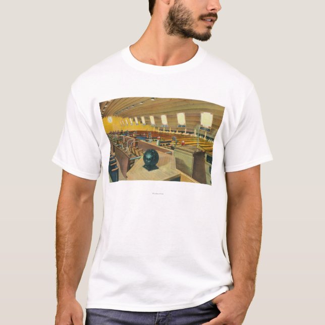 Interior View of Sunset Bowling Centre 2 T-Shirt (Front)