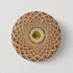 Interior view of the Cupola in the Chapel 2 Inch Round Button