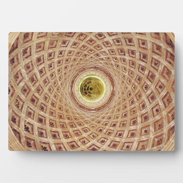 Interior view of the Cupola in the Chapel Plaque (Front)