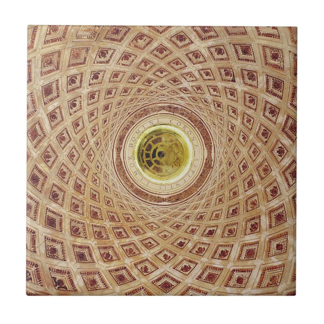 Interior view of the Cupola in the Chapel Tile (Front)