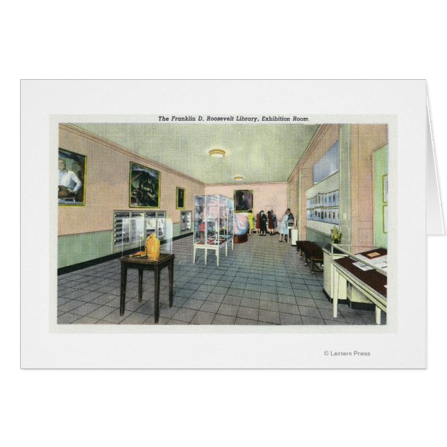 Interior View of the FDR Library, Exhibition (Front Horizontal)