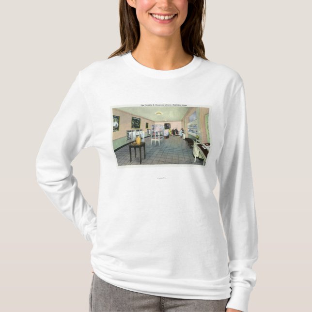 Interior View of the FDR Library, Exhibition T-Shirt (Front)