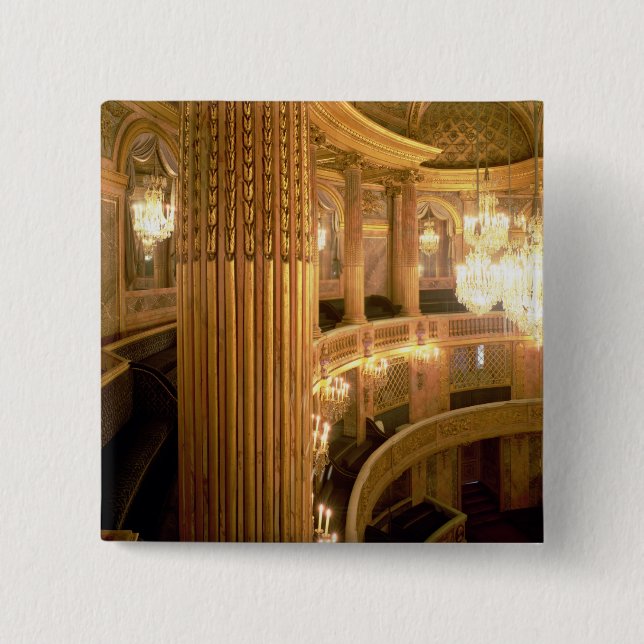 Interior view of the Opera House looking towards t 2 Inch Square Button (Front)