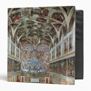 Interior view of the Sistine Chapel Binder