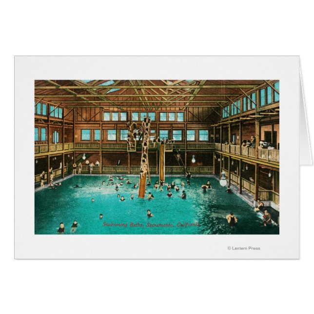 Interior View of the Swimming Baths (Front Horizontal)