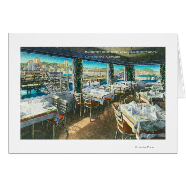 Interior View of the Vista del Mar Restaurant (Front Horizontal)